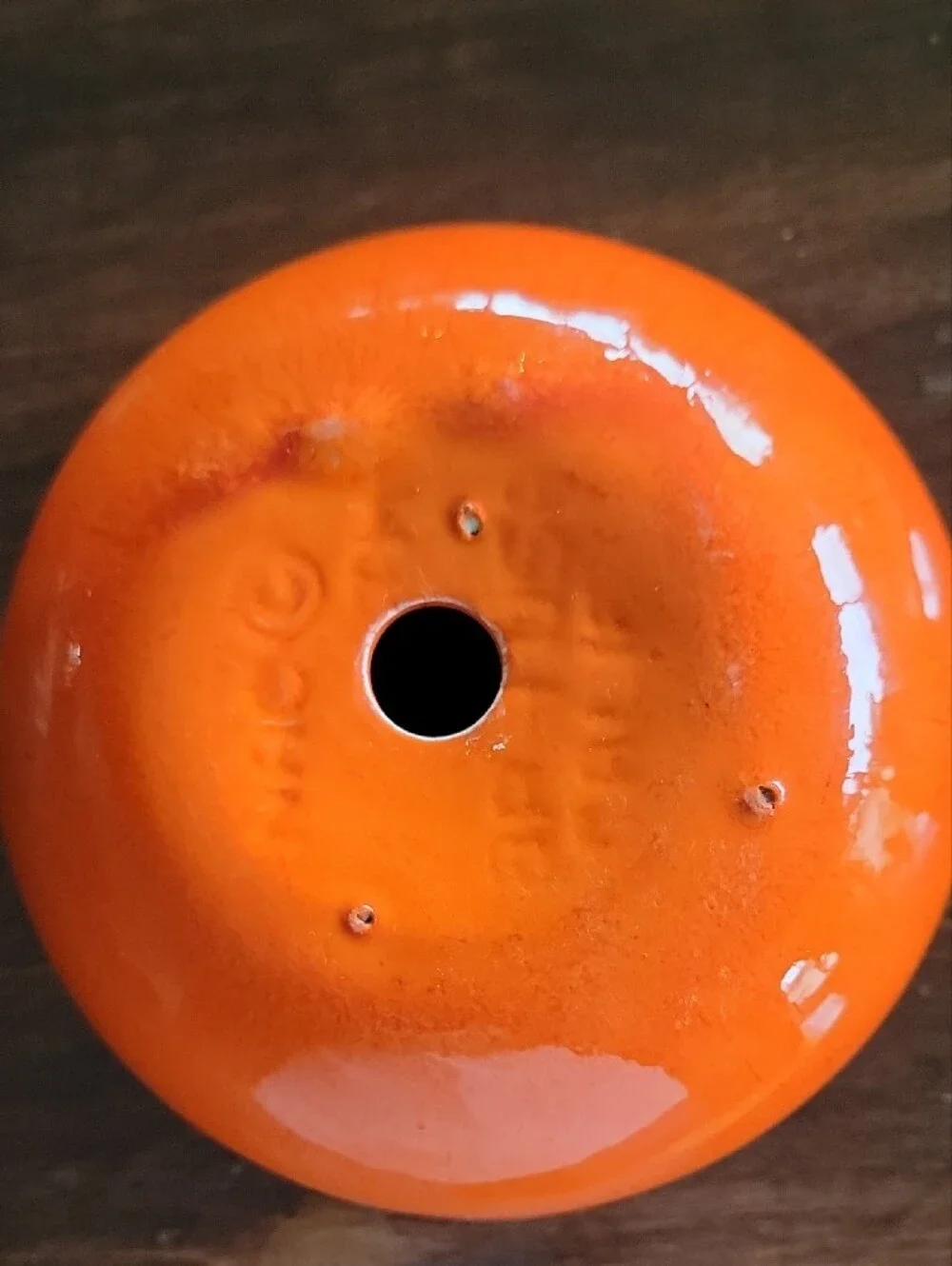 Bright Orange Glass Accent Bowl - Home Accents